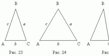 How to correctly read a triangle indicated by letters