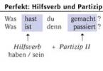 German language - verb sein