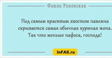 Izrazi Faine Ranevskaya su smiješni citati Ranevskaya