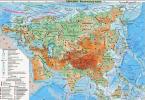What is the area of ​​Eurasia?
